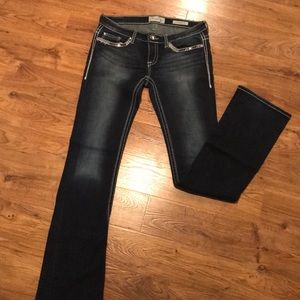 Daytrip Dark wash Leo Bootcut sz 28XL